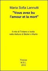 «Vous avez bu l'amour et la mort»