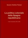 La politica coloniale della Spagna repubblicana