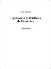 Il glossario di Cristiano da Camerino