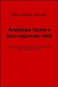 Anestesia locale e loco-regionale nella chirurgia proctologica