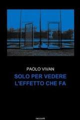 Solo per vedere l'effetto che fa