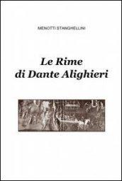 Le rime di Dante Alighieri