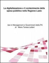 La digitalizzazione e il contenimento della spesa pubblica nella regione lazio