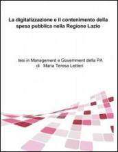 La digitalizzazione e il contenimento della spesa pubblica nella regione lazio