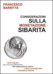 Considerazioni sulla monetazione sibarita