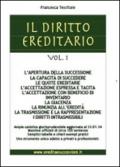 Il diritto ereditario. 1.L'apertura della successione