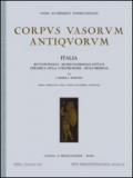 Corpus vasorum antiquorum. Italia. 80.Museo nazionale di Ruvo di Puglia. Ceramica medio-italiota