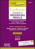 Codice di procedura penale esplicato. Ediz. minore