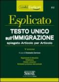 Testo Unico sull'immigrazione spiegato articolo per articolo