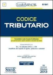 Codice tributario. Ediz. minore. Con aggiornamento online