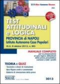 Test attitudinali e logica. Provincia di Napoli istituto autonomo case popolari