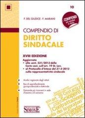 Compendio di diritto sindacale