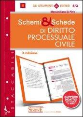 Schemi & schede staccabili di diritto processuale civile