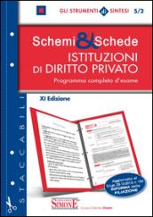 Schemi & schede di istituzioni di diritto privato. Programma completo d'esame