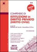 Compendio di istituzioni di diritto privato (diritto civile)