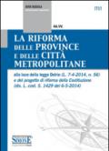 La riforma delle province e delle città metropolitane