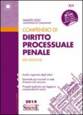 Compendio di diritto processuale penale