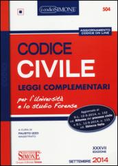 Codice civile. Leggi complementari. Con aggiornamento online