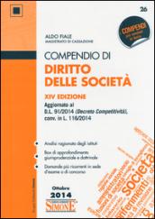 Compendio di Diritto delle Società: • Analisi ragionata degli istituti • Box di approfondimento giurisprudenziale e dottrinale • Domande più ricorrenti in sede d'esame o di concorso