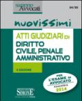 Nuovissimi atti giudiziari di diritto civile, penale e amministrativo-Nuovissimi pareri di diritto penale-Nuovissimi pareri di diritto civile