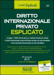 Diritto internazionale privato esplicato