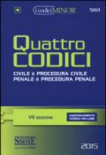 Quattro codici. Ediz. minor. Con aggiornamento online