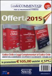 Codice civile-Leggi complementari al codice civile-Appendice di aggiornamento ai codici civile e penale. Annotati con la giurisprudenza. Con CD-ROM