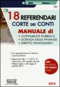 18 referendari corte dei conti. Manuale di contabilità pubblica, scienza delle finanze, diritto finanziario