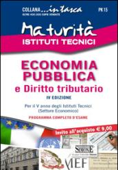 Maturità Istituti Tecnici. Economia pubblica e diritto tributario