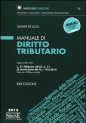 Manuale di diritto tributario