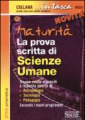 Maturità. La prova scritta di scienze umane