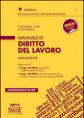 Manuale di diritto del lavoro. Con aggiornamento online