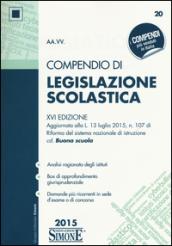 Compendio di legislazione scolastica