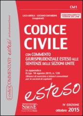Codice civile. Con commento giurisprudenziale esteso alle sentenze delle sezioni unite. Con aggiornamento online