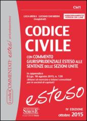 Codice civile. Con commento giurisprudenziale esteso alle sentenze delle sezioni unite. Con aggiornamento online