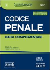 Codice penale. Leggi complementari. Ediz. minor. Con aggiornamento online