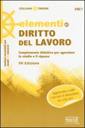 Elementi di Diritto del Lavoro: Complemento didattico per agevolare lo studio e il ripasso - Aggiornata a tutti i decreti di attuazione del Jobs Act