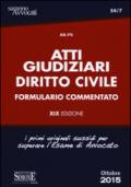 Atti giudiziari. Diritto civile. Formulario commentato