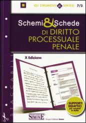 Schemi & schede di diritto processuale penale