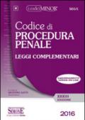 Codice di procedura penale. Leggi complementari. Ediz. minor. Con aggiornamento online