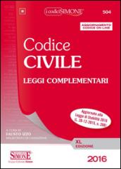 Codice civile. Leggi complementari. Con aggiornamento online