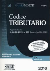 Codice tributario. Ediz. minore