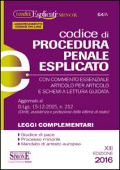 Codice di procedura penale esplicato. Ediz. minore. Con aggiornamento online