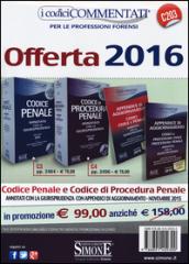 Codice penale-Codice procedura penale. Annotato con la giurisprudenza-Appendice di aggiornamento ai codici civile, penale, procedura civile e penale. Con CD-ROM