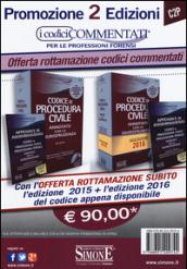 Codice di procedura civile. Annotato con la giurisprudenza 2015-2016. Con CD-ROM