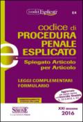 Codice di procedura penale esplicato. Spiegato articolo per articolo. Con aggiornamento online