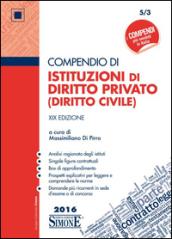 Compendio di istituzioni di diritto privato (diritto civile)