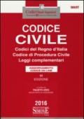 Codice civile. Codici del regno d'Italia. Codice di procedura civile. Leggi complementari