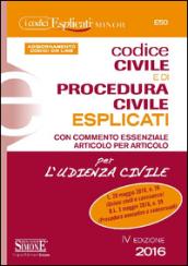 Codice civile e di procedura civile esplicati. Ediz. minor. Con aggiornamento online