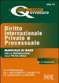 Diritto internazionale privato e processuale. Manuale di base per la preparazione alla prova orale